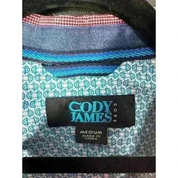 Cody James Core Shirt Men's Medium Button Down Western Long Sleeve Cowboy Rodeo - Picture 5 of 8